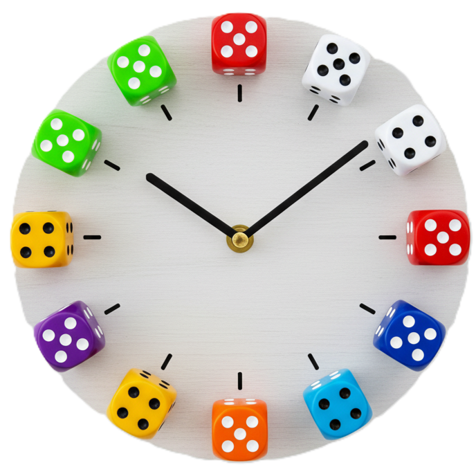 Playful dice icon