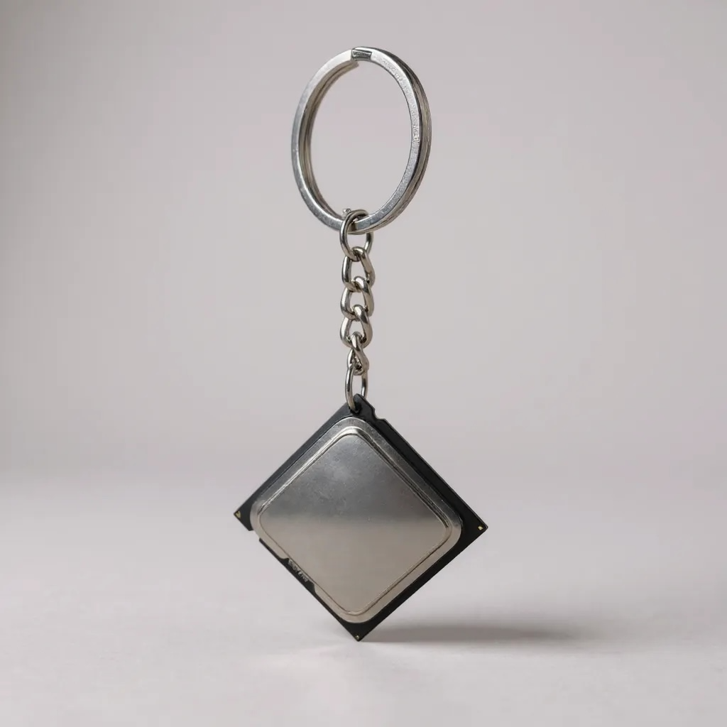 Icasexpert Handmade CPU Mini processor Keychain Mini processor Keychain For Tech Lovers