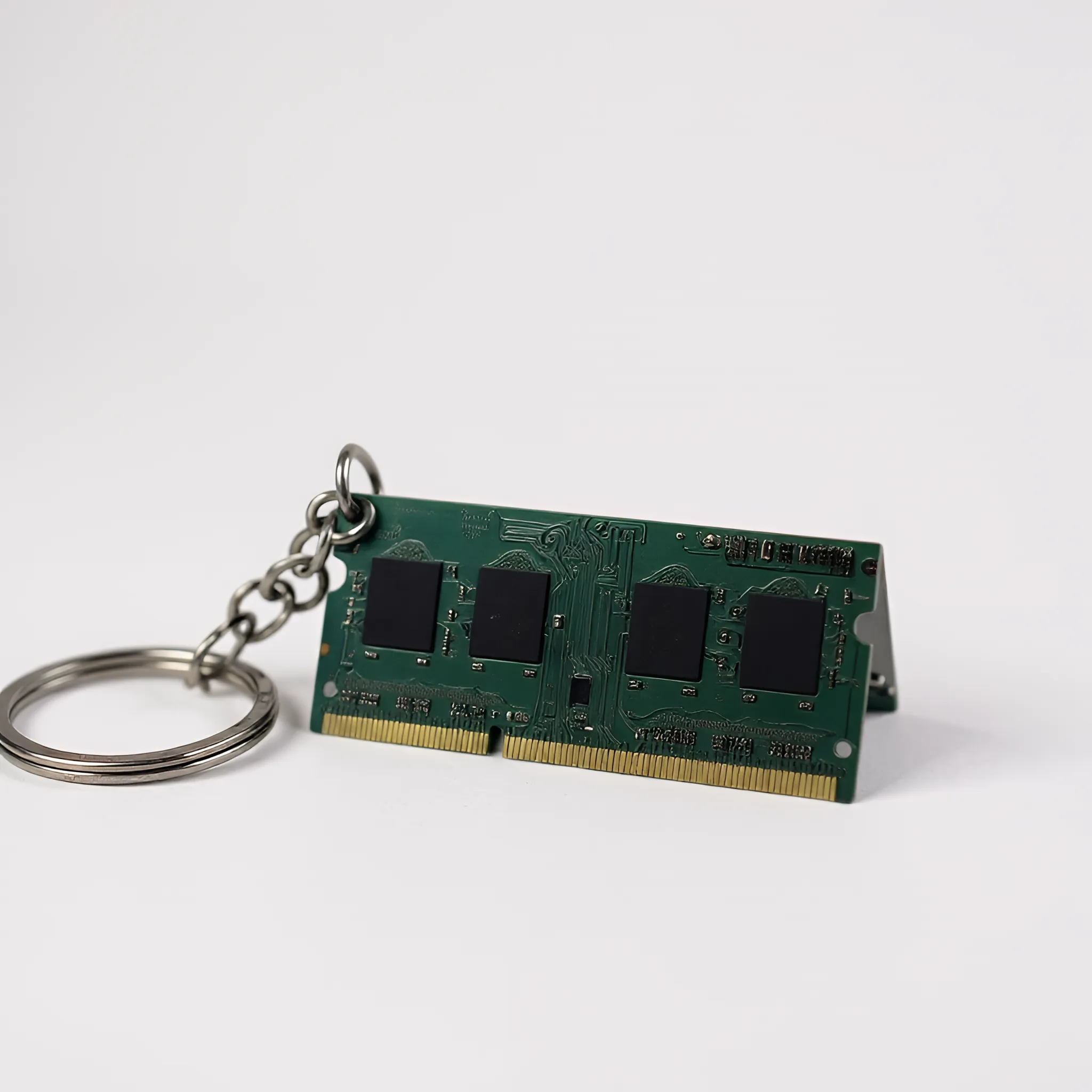 ram-keychain-a-close-up-of-a-computer-memory-chip-on-a-keychain