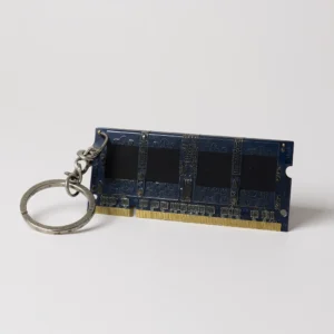 Recycled Laptop RAM Keychain – Upcycled Tech Accessory for Geeks & Gamers