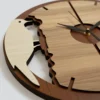 woodpecker-wall-clock-a-close-up-of-a-clock-with-a-wooden-face-and-a-clock-hands